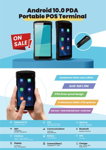 Rugged Handheld POS - EMV and SoftPOS